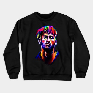 Neymar Jr popart cartoon Crewneck Sweatshirt